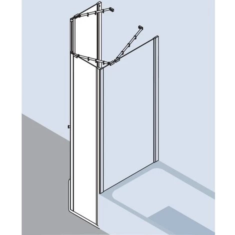 Coupon ???? Kermi Pentagone Ibiza 2000 00R F11 X 1850 BV: -735-885 SIMG Verre Trempé Transparent ???? 4 Coupon ???? Kermi Pentagone Ibiza 2000 00R F11 X 1850 BV: -735-885 SIMG Verre Trempé Transparent ???? – Image 2