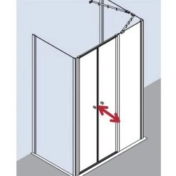 Tout neuf ???? Kermi Porte Battante Ibiza 2000 POR 1100x 1850 BV: 1065-1100 WEI Verre Trempé Opaco ???? 9 Tout neuf ???? Kermi Porte Battante Ibiza 2000 POR 1100x 1850 BV: 1065-1100 WEI Verre Trempé Opaco ???? -KERMI Soldes Boutique 38306408 3