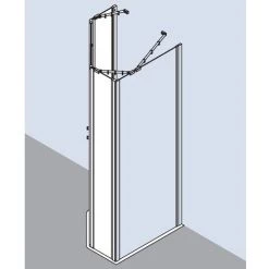 Tout neuf ???? Kermi Pentagone Ibiza 2000 B53 0900x 1850 BV : 870-885 SIMG Verre Trempé Transparent ???? -KERMI Soldes Boutique 38312023 5