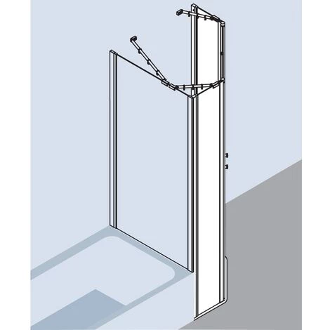 Nouveau ⌛ Kermi Pentagone Ibiza 2000 B45 0900x 1850 BV : 870-885 SIMG Verre Trempé Transparent ⭐ 4 Nouveau ⌛ Kermi Pentagone Ibiza 2000 B45 0900x 1850 BV : 870-885 SIMG Verre Trempé Transparent ⭐ – Image 2