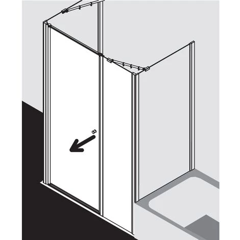 Meilleur prix ???? Kermi Porte Battante Ibiza 2000 SOR 1300x 1850 BV: 1265-1300 SIMG Verre Trempé Transparent ✨ 7 Meilleur prix ???? Kermi Porte Battante Ibiza 2000 SOR 1300x 1850 BV: 1265-1300 SIMG Verre Trempé Transparent ✨ – Image 5