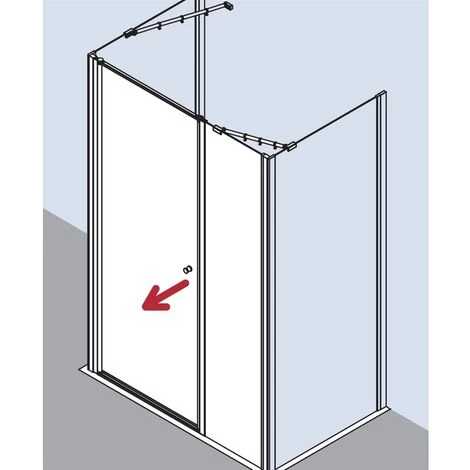 Acheter ???? Kermi Porte Battante Ibiza 2000 SOL 1800x 1850 BV: 1765-1800 SIMG Verre Trempé Transparent ???? 4 Acheter ???? Kermi Porte Battante Ibiza 2000 SOL 1800x 1850 BV: 1765-1800 SIMG Verre Trempé Transparent ???? – Image 2