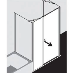 Vente flash 🧨 Kermi Porte Battante Ibiza 2000 SOR 1400x 2000 BV : 1365-1400 SIMG Verre Trempé Transparent Clean 🧨 -KERMI Soldes Boutique 38328798 4