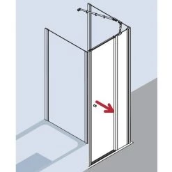 Acheter ???? Kermi Porte Battante Ibiza 2000 STR 0800x 1850 BV: 765-800 SIMG Verre Trempé Transparent Clean ???? -KERMI Soldes Boutique 38330553 5