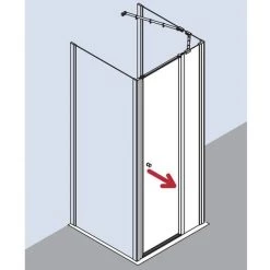 Acheter ???? Kermi Porte Battante Ibiza 2000 STL 0750x 2000 BV: 715-750 SIMG Verre Trempé Transparent Clean ???? -KERMI Soldes Boutique 38330795 3