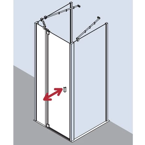 Budget ⭐ Kermi Porte Battante Raya 1GR 1100x 1850 BV : 1068-1108 SIHG Verre Trempé Transparent 💯 6 Budget ⭐ Kermi Porte Battante Raya 1GR 1100x 1850 BV : 1068-1108 SIHG Verre Trempé Transparent 💯 – Image 4