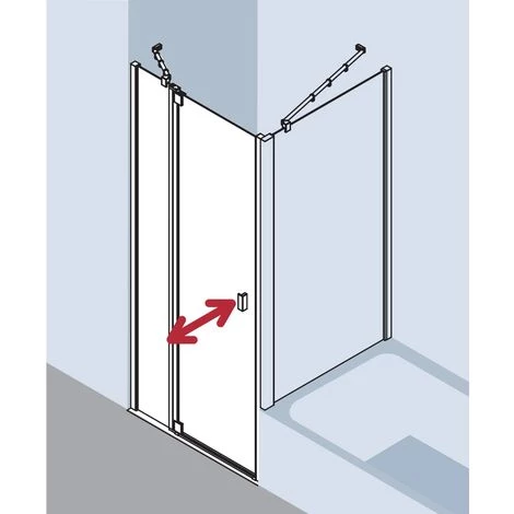 Acheter ⌛ Kermi Porte Battante Raya 1GL 1200x 1850 BV : 1168-1208 SIMG Verre Trempé Opaco 🛒 4 Acheter ⌛ Kermi Porte Battante Raya 1GL 1200x 1850 BV : 1168-1208 SIMG Verre Trempé Opaco 🛒 – Image 2