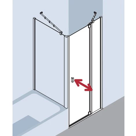 Acheter ⌛ Kermi Porte Battante Raya 1GL 1200x 1850 BV : 1168-1208 SIMG Verre Trempé Opaco 🛒 5 Acheter ⌛ Kermi Porte Battante Raya 1GL 1200x 1850 BV : 1168-1208 SIMG Verre Trempé Opaco 🛒 – Image 3