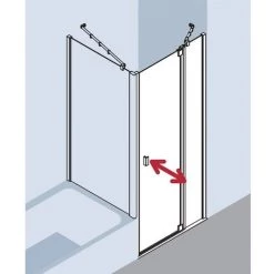 Meilleur prix ???? Kermi Porte Battante RAYA 1GL 1100x 2000 BV : 1068-1108 SIHG Verre Trempé Transparent Clean ???? 9 Meilleur prix ???? Kermi Porte Battante RAYA 1GL 1100x 2000 BV : 1068-1108 SIHG Verre Trempé Transparent Clean ???? -KERMI Soldes Boutique 38377725 3