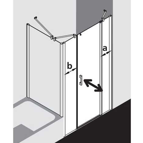 Le moins cher 🎁 Kermi Porte Battante Pega 1AL 1030x 2000 GAK : 990-1015 SIHG Verre Trempé Transparent ✨ 5 Le moins cher 🎁 Kermi Porte Battante Pega 1AL 1030x 2000 GAK : 990-1015 SIHG Verre Trempé Transparent ✨ – Image 3
