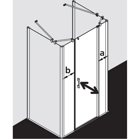 Le moins cher 🎁 Kermi Porte Battante Pega 1AL 1030x 2000 GAK : 990-1015 SIHG Verre Trempé Transparent ✨ 7 Le moins cher 🎁 Kermi Porte Battante Pega 1AL 1030x 2000 GAK : 990-1015 SIHG Verre Trempé Transparent ✨ – Image 5