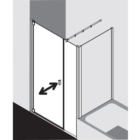 Meilleure vente 🧨 Kermi Porte Battante RAYA 1OL 1200x 1850 BV : 1168-1208 SIMG Verre Trempé Transparent ✨ 4 Meilleure vente 🧨 Kermi Porte Battante RAYA 1OL 1200x 1850 BV : 1168-1208 SIMG Verre Trempé Transparent ✨ – Image 2