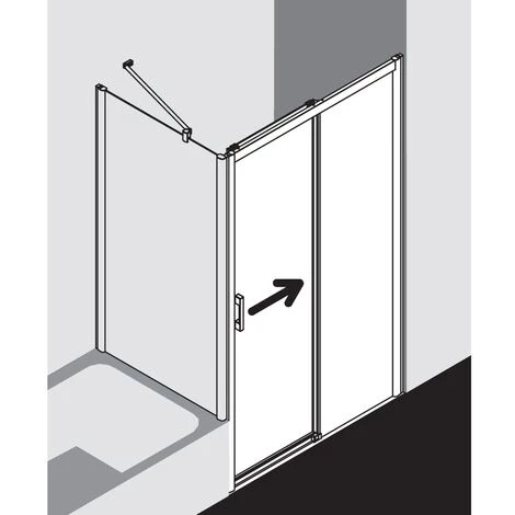 Offres 😀 Kermi Porte Coulissante Pega D2L 1230x 2000 GAK : 1190-1210 SIHG Verre Trempé Transparent 🔔 4 Offres 😀 Kermi Porte Coulissante Pega D2L 1230x 2000 GAK : 1190-1210 SIHG Verre Trempé Transparent 🔔 – Image 2