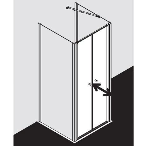 Nouveau ???? Kermi Porte Battante Ibiza 2000 PTD 1000x 1850 BV: 965-1000 SIMG Verre Trempé Transparent Clean ???? 4 Nouveau ???? Kermi Porte Battante Ibiza 2000 PTD 1000x 1850 BV: 965-1000 SIMG Verre Trempé Transparent Clean ???? – Image 2