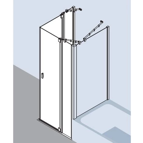 Meilleure vente 🧨 Kermi Demi-pièce D’angle à Gauche Raya EPL 1030x 2000 GAK : 980-1010 SIHG Verre Trempé Transparent ⌛ 5 Meilleure vente 🧨 Kermi Demi-pièce D’angle à Gauche Raya EPL 1030x 2000 GAK : 980-1010 SIHG Verre Trempé Transparent ⌛ – Image 3