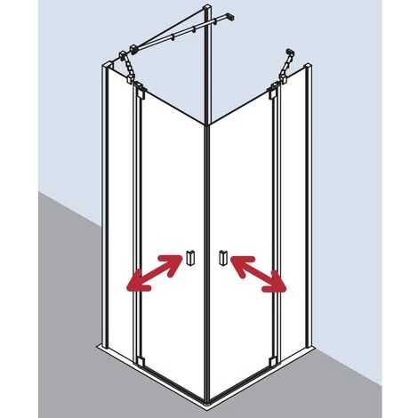 De gros ⭐ Kermi Demi-pièce D’angle à Gauche Raya EPL 1200x 2000 BV : 1170-1200 SIHG Verre Trempé Opaco Clean 🧨 4 De gros ⭐ Kermi Demi-pièce D’angle à Gauche Raya EPL 1200x 2000 BV : 1170-1200 SIHG Verre Trempé Opaco Clean 🧨 – Image 2