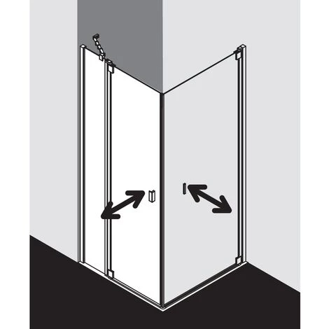 Meilleure affaire 😉 Kermi Porte Battante Raya 1NR 1200x 1850 BV : 1170-1200 SIHG Verre Trempé Transparent ⌛ 6 Meilleure affaire 😉 Kermi Porte Battante Raya 1NR 1200x 1850 BV : 1170-1200 SIHG Verre Trempé Transparent ⌛ – Image 4