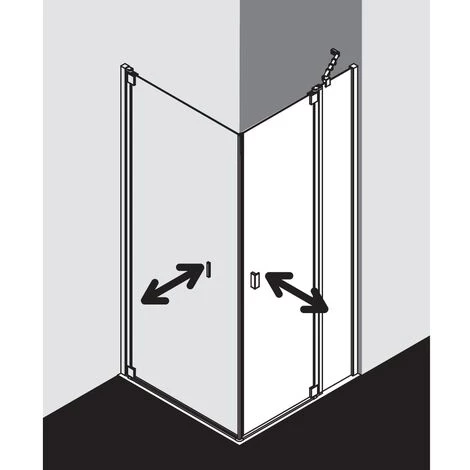 Meilleure affaire 😉 Kermi Porte Battante Raya 1NR 1200x 1850 BV : 1170-1200 SIHG Verre Trempé Transparent ⌛ 7 Meilleure affaire 😉 Kermi Porte Battante Raya 1NR 1200x 1850 BV : 1170-1200 SIHG Verre Trempé Transparent ⌛ – Image 5