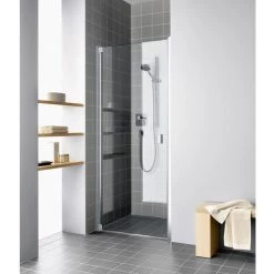 Vente flash 😀 Kermi Porte Battante RAYA 1WR 0830x 2000 GAK : 780-810 SIMG Verre Trempé Opaco Clean ✔️