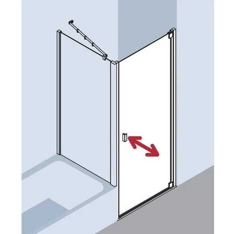 Offres ✔️ Kermi Porte Battante RAYA 1WL 1000x 1850 BV: 968-1008 SIHG Verre Trempé Opaco ⭐ 5 Offres ✔️ Kermi Porte Battante RAYA 1WL 1000x 1850 BV: 968-1008 SIHG Verre Trempé Opaco ⭐ – Image 3