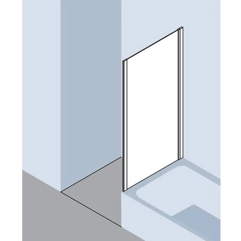 Coupon ???? Kermi Paroi Latérale Ibiza 2000 TWO 0750x 1750 BV : 720-750 WEI Verre Trempé Opaco Clean ???? 4 Coupon ???? Kermi Paroi Latérale Ibiza 2000 TWO 0750x 1750 BV : 720-750 WEI Verre Trempé Opaco Clean ???? – Image 2