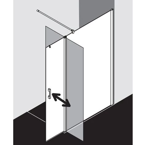 De gros 🧨 Kermi WALK-IN PEGA TFL 0830x 1850 GAK : 790-815 SIHG Verre Trempé Transparent 🎉 5 De gros 🧨 Kermi WALK-IN PEGA TFL 0830x 1850 GAK : 790-815 SIHG Verre Trempé Transparent 🎉 – Image 3