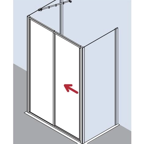 Meilleure affaire ⌛ Kermi Porte Coulissante Ibiza 2000 ST2 1200x 1750 BV : 1170-1200 WEI Verre Trempé Transparent 👍 4 Meilleure affaire ⌛ Kermi Porte Coulissante Ibiza 2000 ST2 1200x 1750 BV : 1170-1200 WEI Verre Trempé Transparent 👍 – Image 2