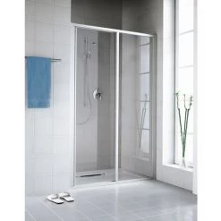 Acheter 🔥 Kermi Porte Coulissante Ibiza 2000 ST2 1100x 1850 BV : 1070-1100 WEI Verre Trempé Transparent 😍