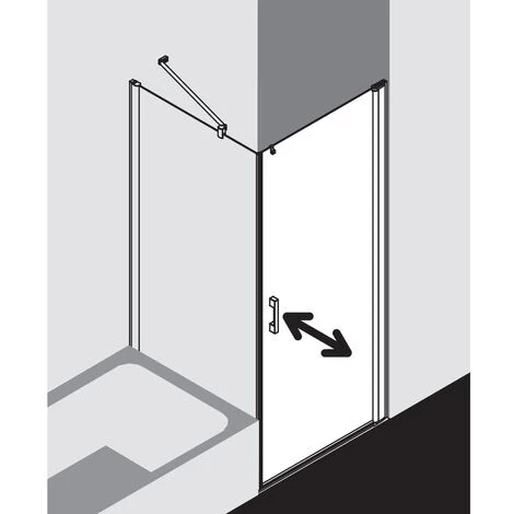 Acheter ✨ Kermi Porte Battante Pega 1KL 1000x 2000 BV : 965-990 SIHG Verre Trempé Opaco 😉 6 Acheter ✨ Kermi Porte Battante Pega 1KL 1000x 2000 BV : 965-990 SIHG Verre Trempé Opaco 😉 – Image 4