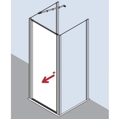 Remise ???? Kermi Porte Battante Ibiza 2000 STW 0800x 1750 BV: 765-800 SIMG Verre Trempé Transparent Clean ???? 4 Remise ???? Kermi Porte Battante Ibiza 2000 STW 0800x 1750 BV: 765-800 SIMG Verre Trempé Transparent Clean ???? – Image 2