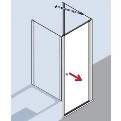 Remise ❤️ Kermi Porte Battante Ibiza 2000 STW 1000x 1750 BV: 965-1000 WEI Verre Trempé Opaco ❤️ 11 Remise ❤️ Kermi Porte Battante Ibiza 2000 STW 1000x 1750 BV: 965-1000 WEI Verre Trempé Opaco ❤️ -KERMI Soldes Boutique 38419298 5