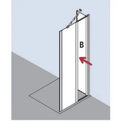 Tout neuf 🎁 Kermi Paroi Latérale Ibiza 2000 TGD 0750x 1850 BV : 720-750 WEI Verre Trempé Transparent Clean 🛒 -KERMI Soldes Boutique 38419813 4