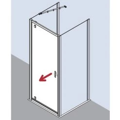 Remise ???? Kermi Porte Battante Ibiza 2000 KOD 0750x 1850 BV : 720-746 WEI Verre Trempé Transparent Clean ???? -KERMI Soldes Boutique 38420230 2