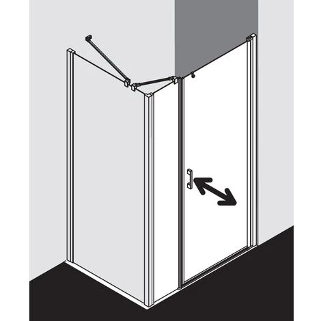 Acheter 🥰 Kermi LIGA Porte Battante 1OL 900 X 2000mm Argent Ultra Brillant Verre Trempé Transparent Clean ⌛ 7 Acheter 🥰 Kermi LIGA Porte Battante 1OL 900 X 2000mm Argent Ultra Brillant Verre Trempé Transparent Clean ⌛ – Image 5