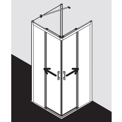 Tout neuf ⌛ Kermi Demi-pièce D’angle à Droite PEGA C2R 0800x 2000 BV : 770-790 SIHG Verre Trempé Opaco 🔔 7 Tout neuf ⌛ Kermi Demi-pièce D’angle à Droite PEGA C2R 0800x 2000 BV : 770-790 SIHG Verre Trempé Opaco 🔔 – Image 5