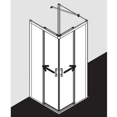 Vente flash ⭐ Kermi Demi-pièce D’angle à Gauche PEGA C2L 0930x 1850 GAK : 890-910 SIHG Verre Trempé Opaco 🔔 6 Vente flash ⭐ Kermi Demi-pièce D’angle à Gauche PEGA C2L 0930x 1850 GAK : 890-910 SIHG Verre Trempé Opaco 🔔 – Image 4