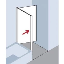 Offres 🛒 Kermi Paroi Latérale Ibiza 2000 TVL 0800x 1750 BV : 770-800 SIMG Verre Trempé Transparent Clean 🎉 -KERMI Soldes Boutique 38430215 3