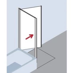 Offres 🛒 Kermi Paroi Latérale Ibiza 2000 TVL 0800x 1750 BV : 770-800 SIMG Verre Trempé Transparent Clean 🎉 -KERMI Soldes Boutique 38430215 5