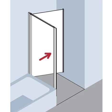 Nouveau ❤️ Kermi Paroi Latérale Ibiza 2000 TVR 0700x 1750 BV : 670-700 SIMG Verre Trempé Transparent Clean ???? 5 Nouveau ❤️ Kermi Paroi Latérale Ibiza 2000 TVR 0700x 1750 BV : 670-700 SIMG Verre Trempé Transparent Clean ???? – Image 3