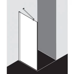 Offres ???? Kermi Paroi Latérale Pega TWO 1100x 1850 BV : 1065-1090 SIHG Verre Trempé Arena Clean ???? -KERMI Soldes Boutique 38430568 2