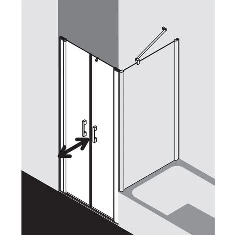 Grosses soldes 😀 Kermi Porte Battante Pega PTD 0930x 1850 GAK : 890-915 SIHG Verre Trempé Transparent 🔥 7 Grosses soldes 😀 Kermi Porte Battante Pega PTD 0930x 1850 GAK : 890-915 SIHG Verre Trempé Transparent 🔥 – Image 5