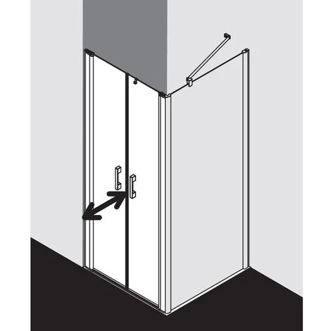 Nouveau ???? Kermi Porte Battante Pega PTD 1200x 1850 BV : 1150-1200 SIHG Verre Trempé Transparent Clean ???? 6 Nouveau ???? Kermi Porte Battante Pega PTD 1200x 1850 BV : 1150-1200 SIHG Verre Trempé Transparent Clean ???? – Image 4