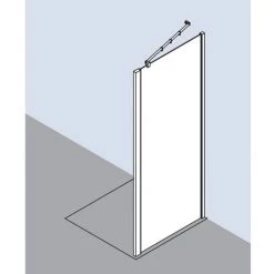 Sortie ???? Kermi Paroi Latérale Raya TWD 1230x 1850 GAK : 1190-1210 SIHG Verre Trempé Transparent Clean ???? -KERMI Soldes Boutique 38442312 4
