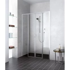 Top 10 ???? Kermi LIGA Porte Coulissante D4B 1200 X 2000mm Argent Satiné Verre Trempé Transparent ???? 9 Top 10 ???? Kermi LIGA Porte Coulissante D4B 1200 X 2000mm Argent Satiné Verre Trempé Transparent ???? -KERMI Soldes Boutique 38443008 3