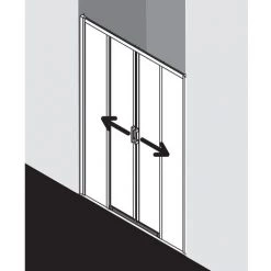 Sortie 🔥 Kermi LIGA Porte Coulissante D4B 1430 X 2000mm Argent Satiné Verre Trempé Transparent 🥰 8 Sortie 🔥 Kermi LIGA Porte Coulissante D4B 1430 X 2000mm Argent Satiné Verre Trempé Transparent 🥰 -KERMI Soldes Boutique 38443104 2