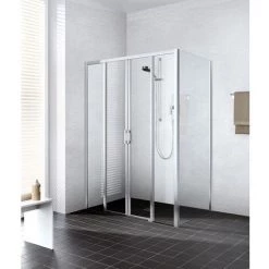 Sortie 🔥 Kermi LIGA Porte Coulissante D4B 1430 X 2000mm Argent Satiné Verre Trempé Transparent 🥰 10 Sortie 🔥 Kermi LIGA Porte Coulissante D4B 1430 X 2000mm Argent Satiné Verre Trempé Transparent 🥰 -KERMI Soldes Boutique 38443104 4