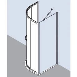 Promo ???? Kermi Quart De Cercle Ibiza 2000 R48 V22 X 1850 BV : -885-785 SIMG Verre Trempé Transparent ???? 10 Promo ???? Kermi Quart De Cercle Ibiza 2000 R48 V22 X 1850 BV : -885-785 SIMG Verre Trempé Transparent ???? -KERMI Soldes Boutique 38443341 4