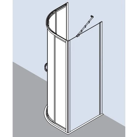Promo ???? Kermi Quart De Cercle Ibiza 2000 R48 V22 X 1850 BV : -885-785 SIMG Verre Trempé Transparent ???? 6 Promo ???? Kermi Quart De Cercle Ibiza 2000 R48 V22 X 1850 BV : -885-785 SIMG Verre Trempé Transparent ???? – Image 4