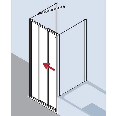 Acheter ⌛ Kermi Porte Coulissante Ibiza 2000 ST3 1000x 1750 BV: 970-1000 WEI Verre Trempé Opaco Clean 👍 6 Acheter ⌛ Kermi Porte Coulissante Ibiza 2000 ST3 1000x 1750 BV: 970-1000 WEI Verre Trempé Opaco Clean 👍 – Image 4
