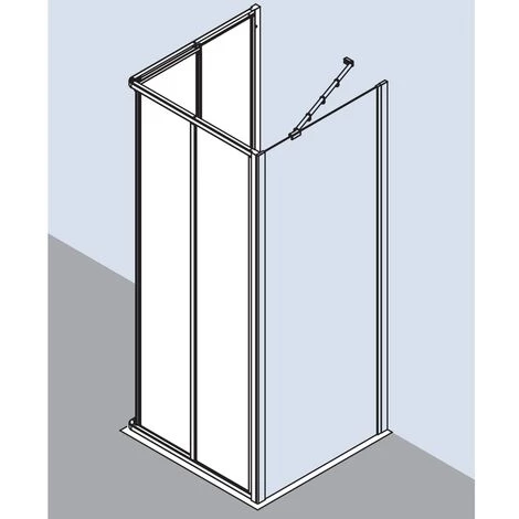 Vente flash ❤️ Kermi Demi-pièce D’angle Ibiza 2000 ED2 0900x 2000 BV : 870-892 WEI Verre Trempé Transparent Clean 🛒 6 Vente flash ❤️ Kermi Demi-pièce D’angle Ibiza 2000 ED2 0900x 2000 BV : 870-892 WEI Verre Trempé Transparent Clean 🛒 – Image 4